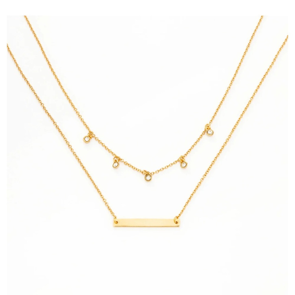 Fosterie Layered Gem Necklace